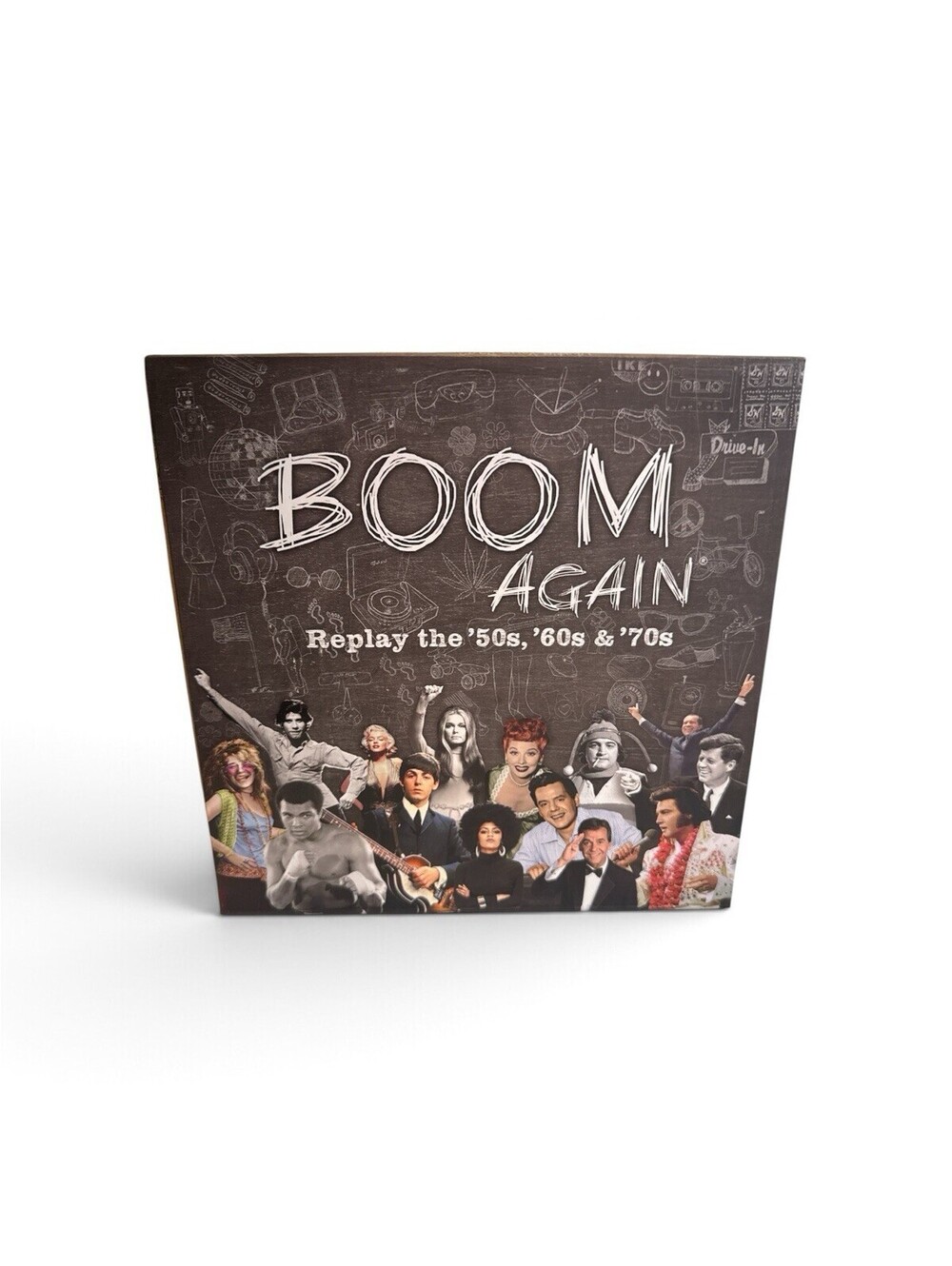BOOM AGAIN Baby Boomer Trivia Game Replay 50s 60s 70s Hersch Games Sealed 2020